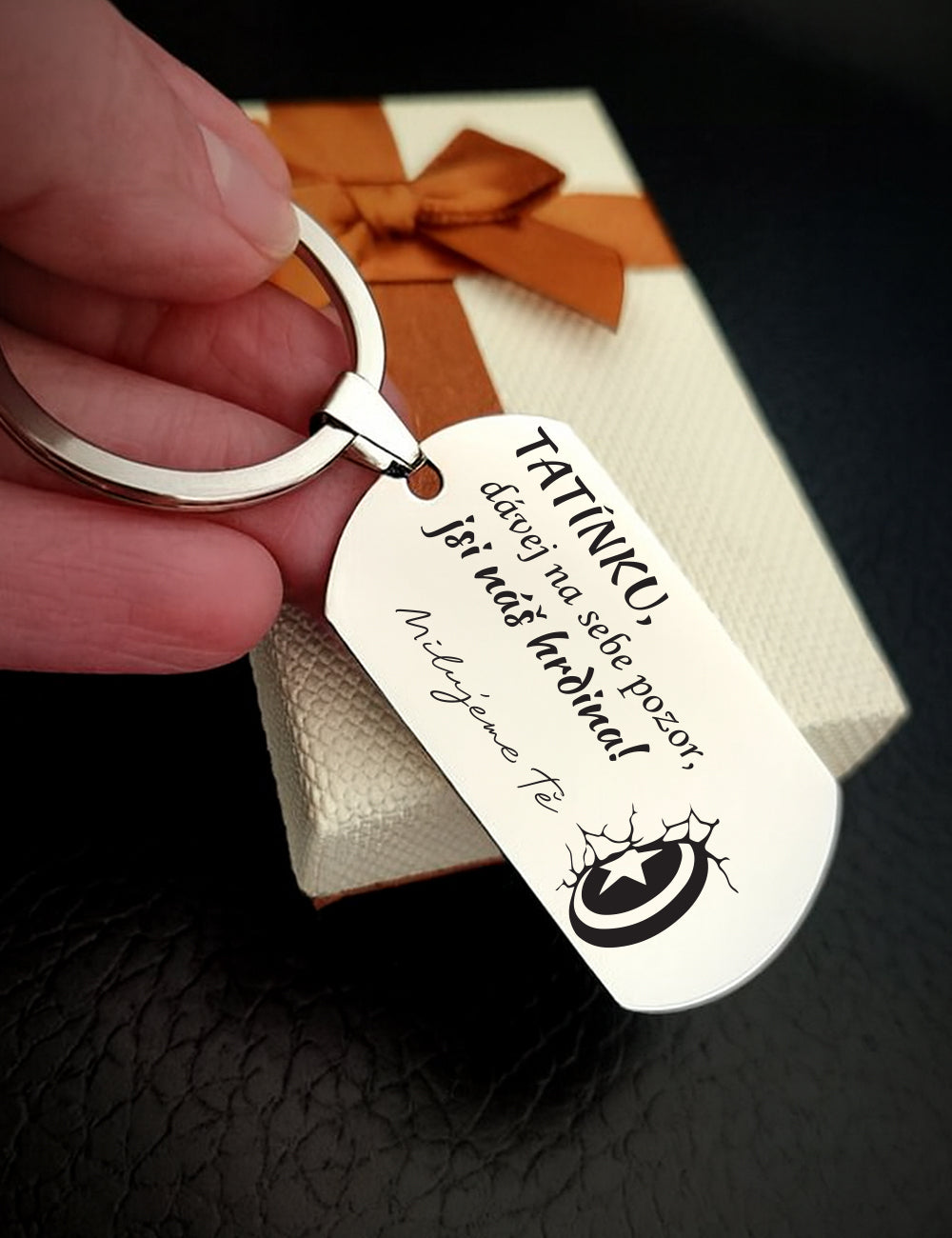 Klíčenka P032 – jezdi opatrně