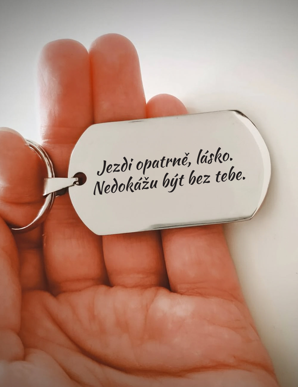 Klíčenka P032 – jezdi opatrně